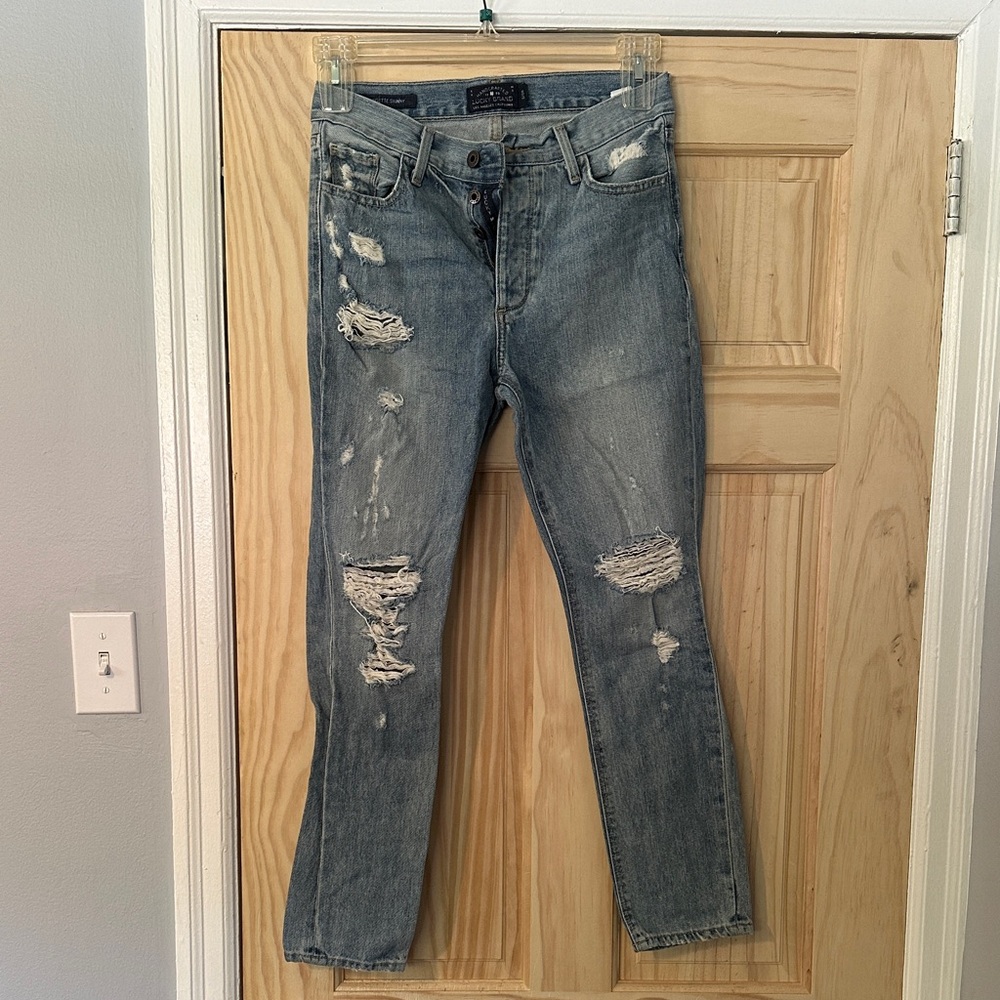Distressed Blue Lucky Brand Women’s Jeans